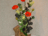 Flowers on Wood