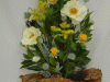 Flowers on Wood